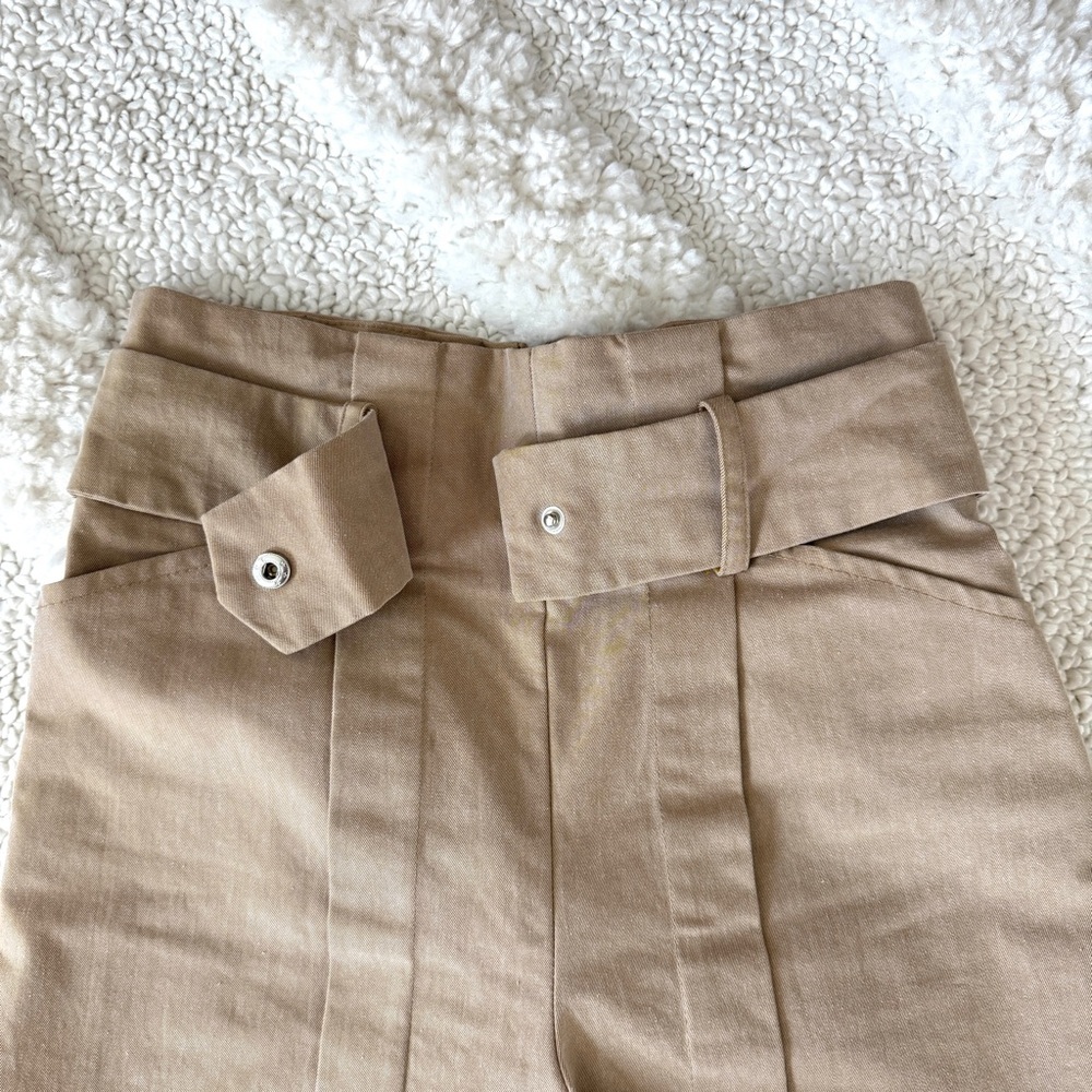 ASOS Khaki Trousers, Tapered Leg with Pockets - Picture 5 of 9